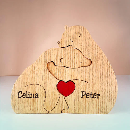 Personalizované dřevěné puzzle: jedinečná rodinná památka