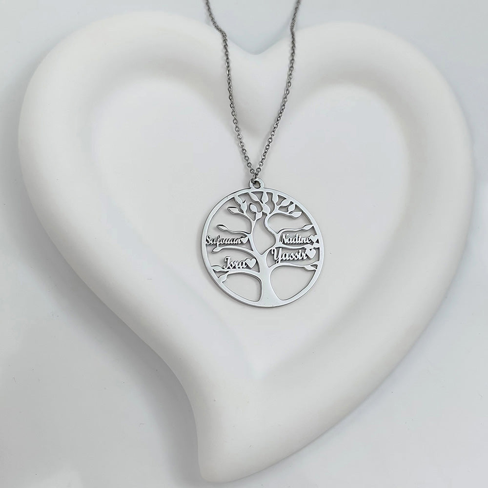 COLLANA ALBERO DELLA VITA FINO A 13 NOMI