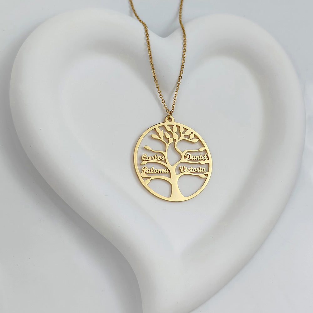 COLLANA ALBERO DELLA VITA FINO A 13 NOMI