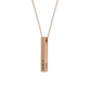 Collana Barre 3D Incisa - Eleganza personalizzata 